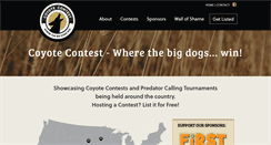 Desktop Screenshot of coyotecontest.com