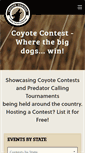 Mobile Screenshot of coyotecontest.com